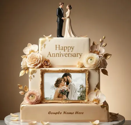 Customized Anniversary Cake