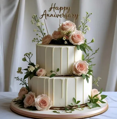 Happy Anniversary Cake