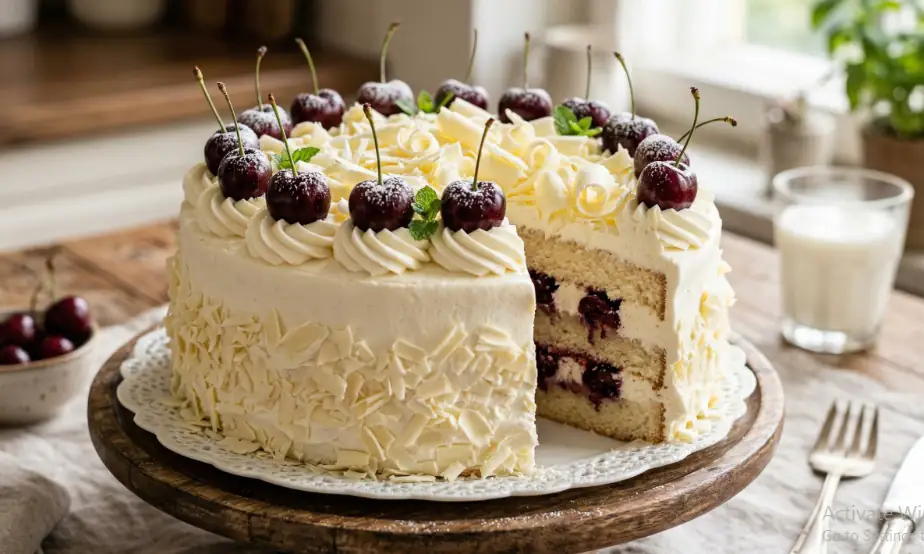 White Forest Cake