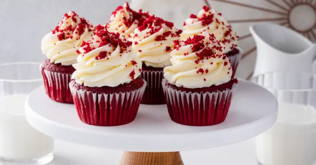 Red Velvet Cheese Cream Cupcake