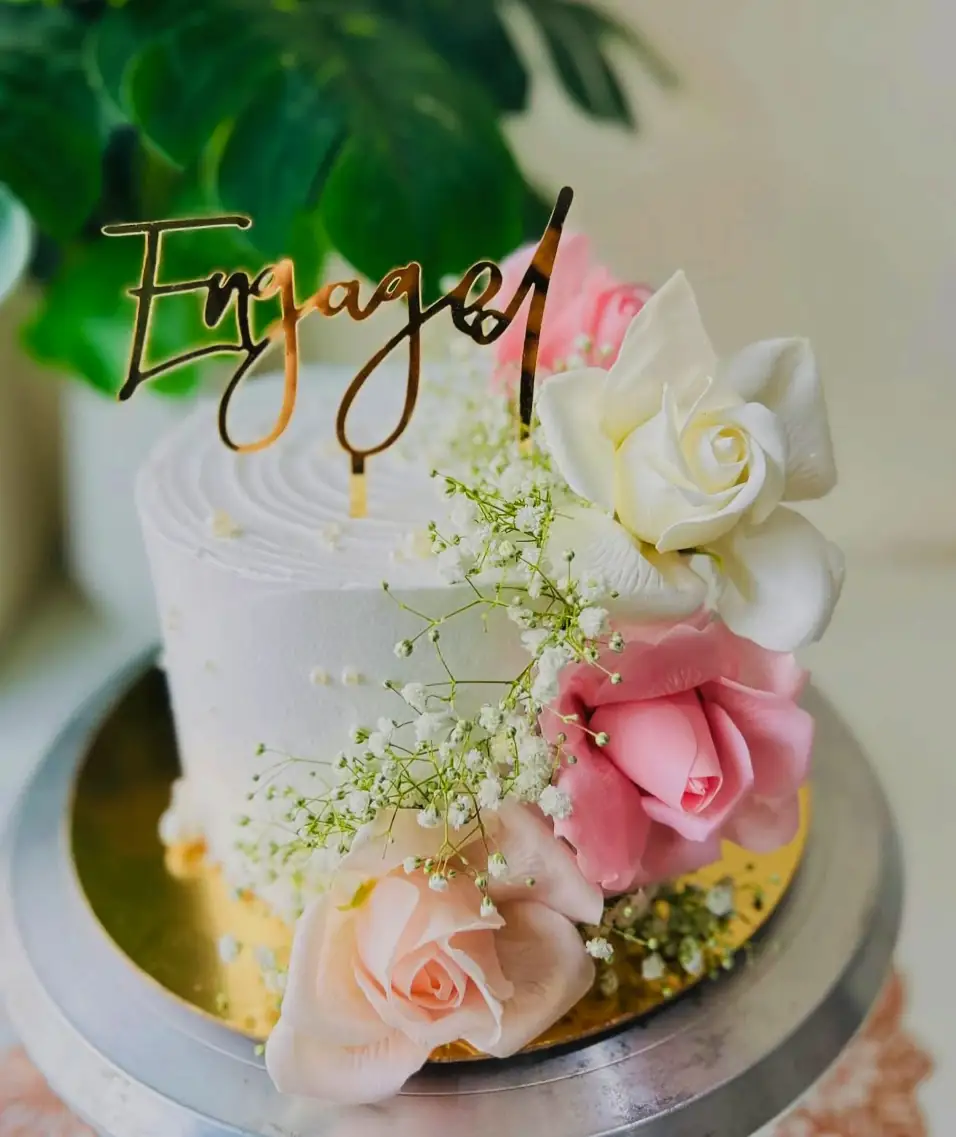Floral Fondant Cake