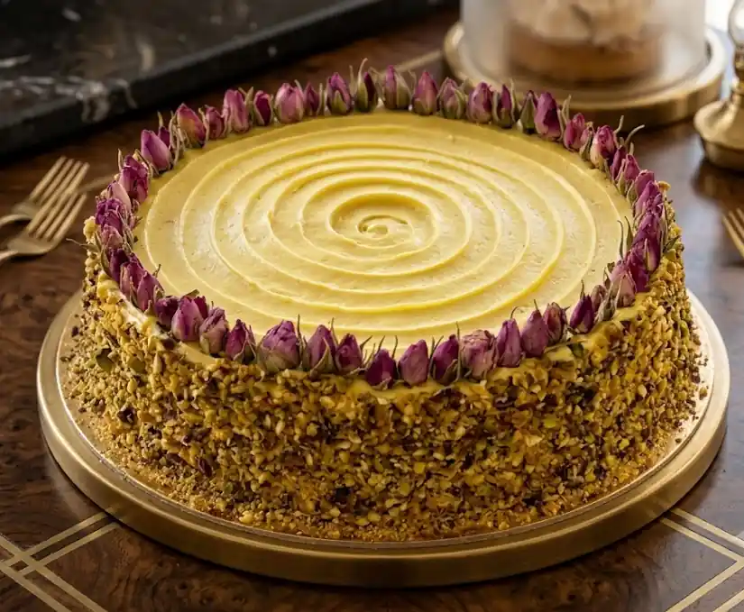 Kesar Pistachio Cake