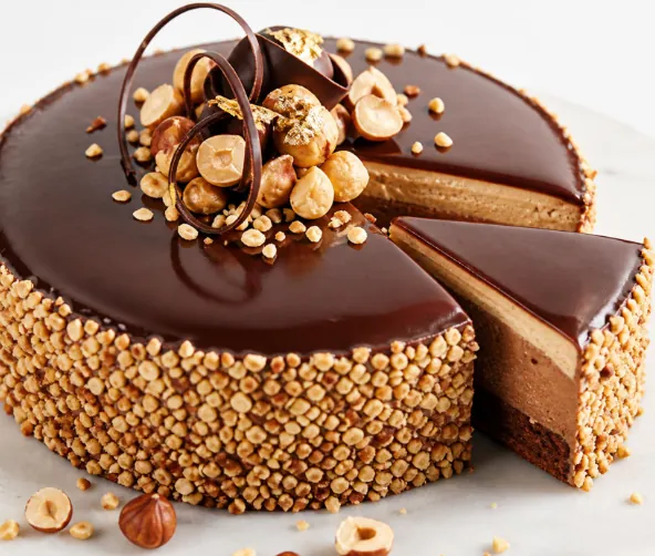 Hazelnut Ganache Cake