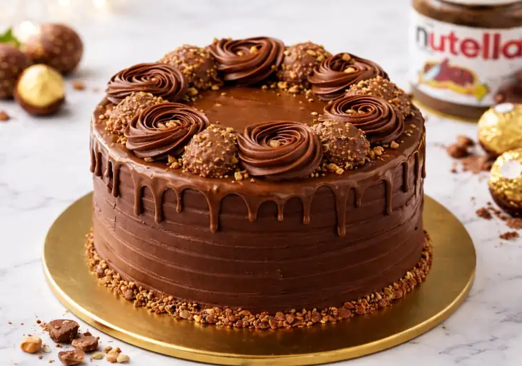 Nutella Ganache Cake