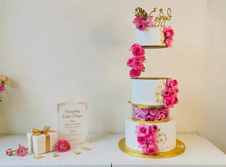 Floral Wedding Cake