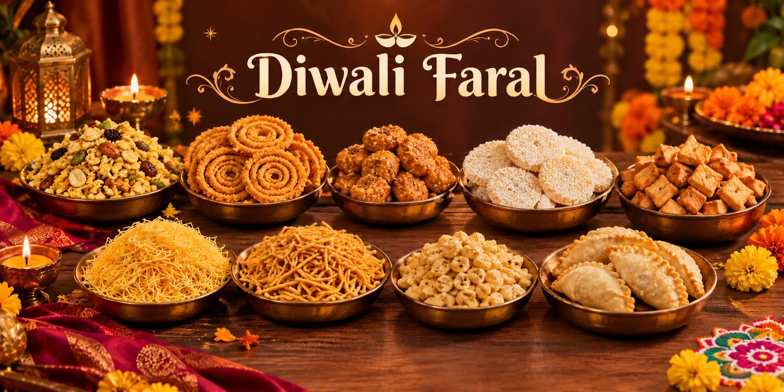 Diwali Faral - Traditional Homemade Snacks