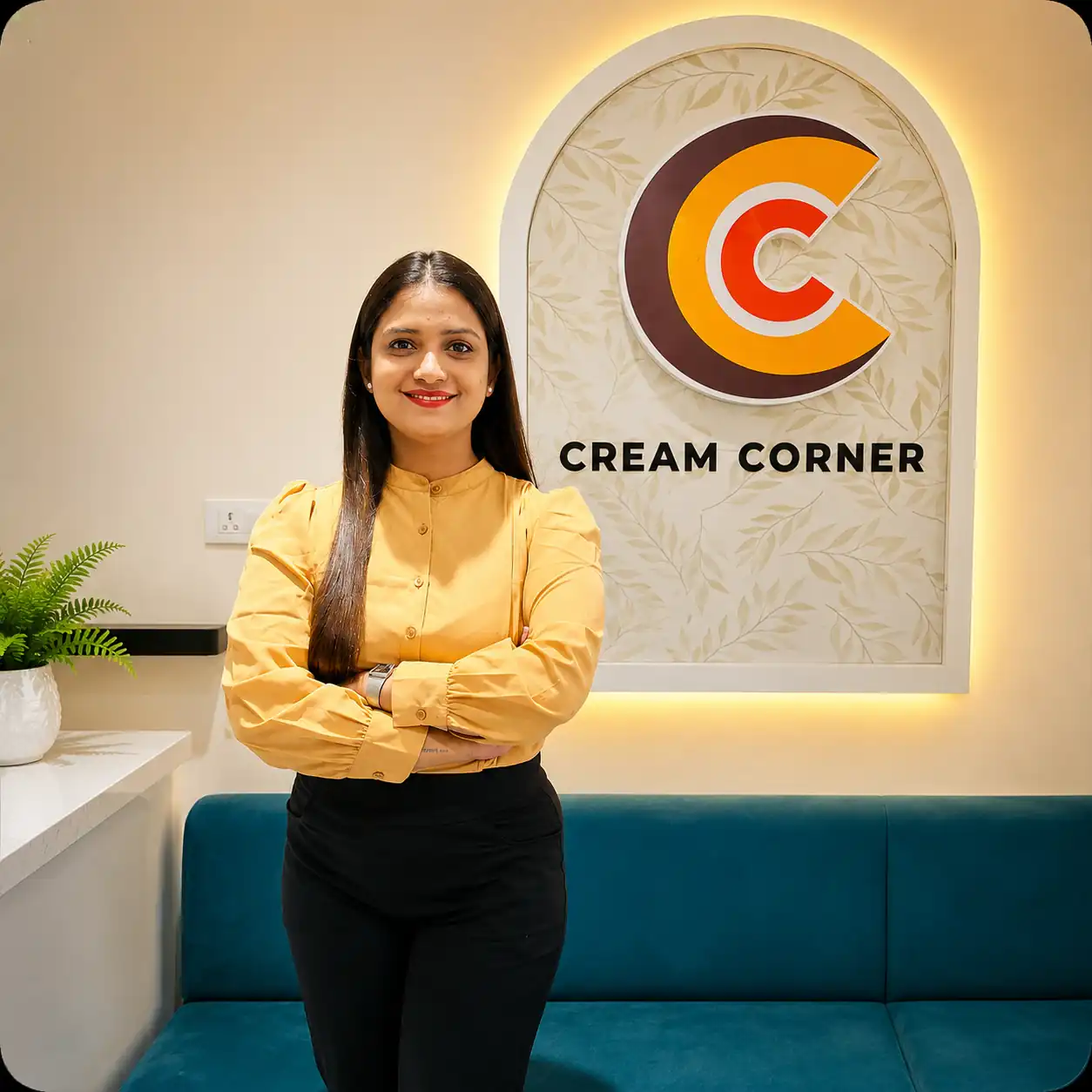 Mrs. Radhika Suyash Shrirao - Founder of Cream Corner